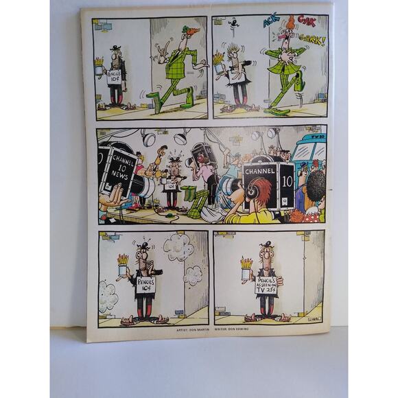 MAD #228 Comic Book 1982 Raiders of a Lost Ark All In the Family Parody - Picture 5 of 5